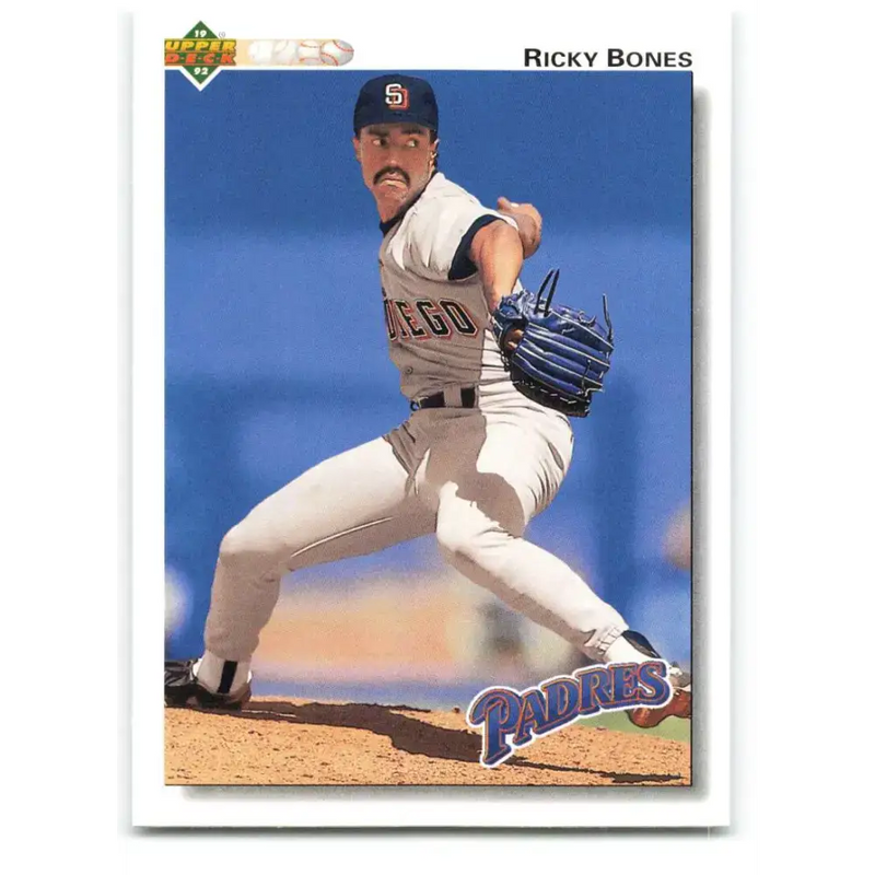 1992 Upper Deck #623 Ricky Bones NM-MT San Diego Padres Baseball Card - Baseball Card Single