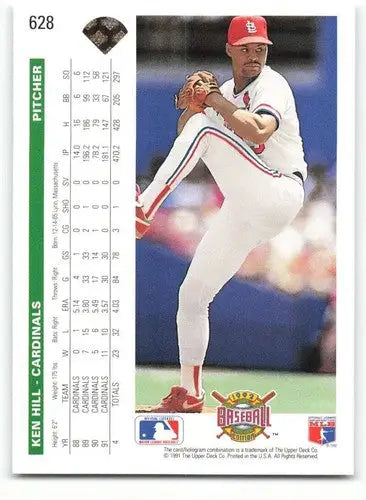 1992 Upper Deck #628 Ken Hill NM-MT Cardinals ID:45970 - Baseball Card Single