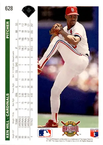 1992 Upper Deck #628 Ken Hill NM-MT Cardinals ID:45970 - Baseball Card Single