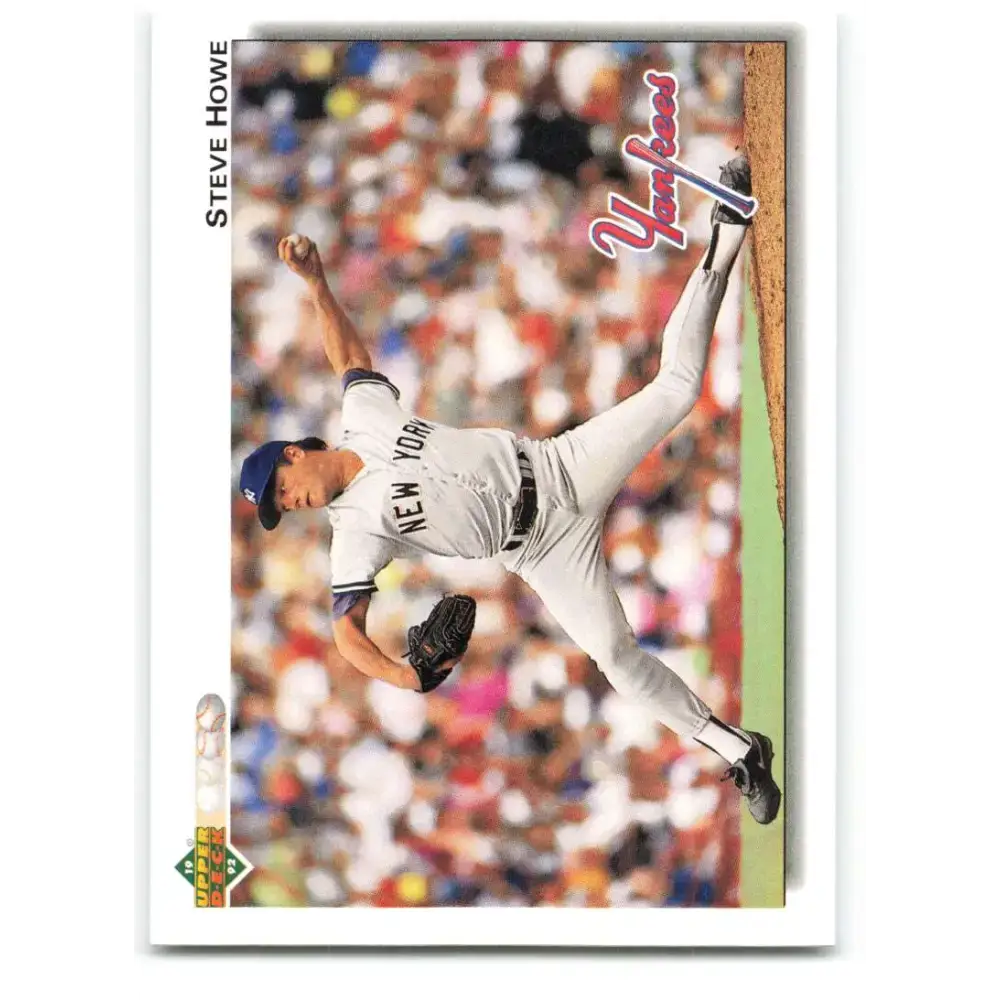 1992 Upper Deck #630 Steve Howe NM-MT New York Yankees Baseball Card - Baseball Card Single