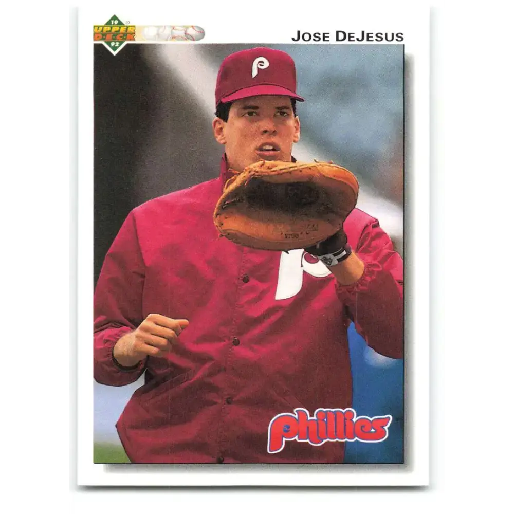 1992 Upper Deck #631 Jose DeJesus NM-MT Philadelphia Phillies Baseball Card - Baseball Card Single