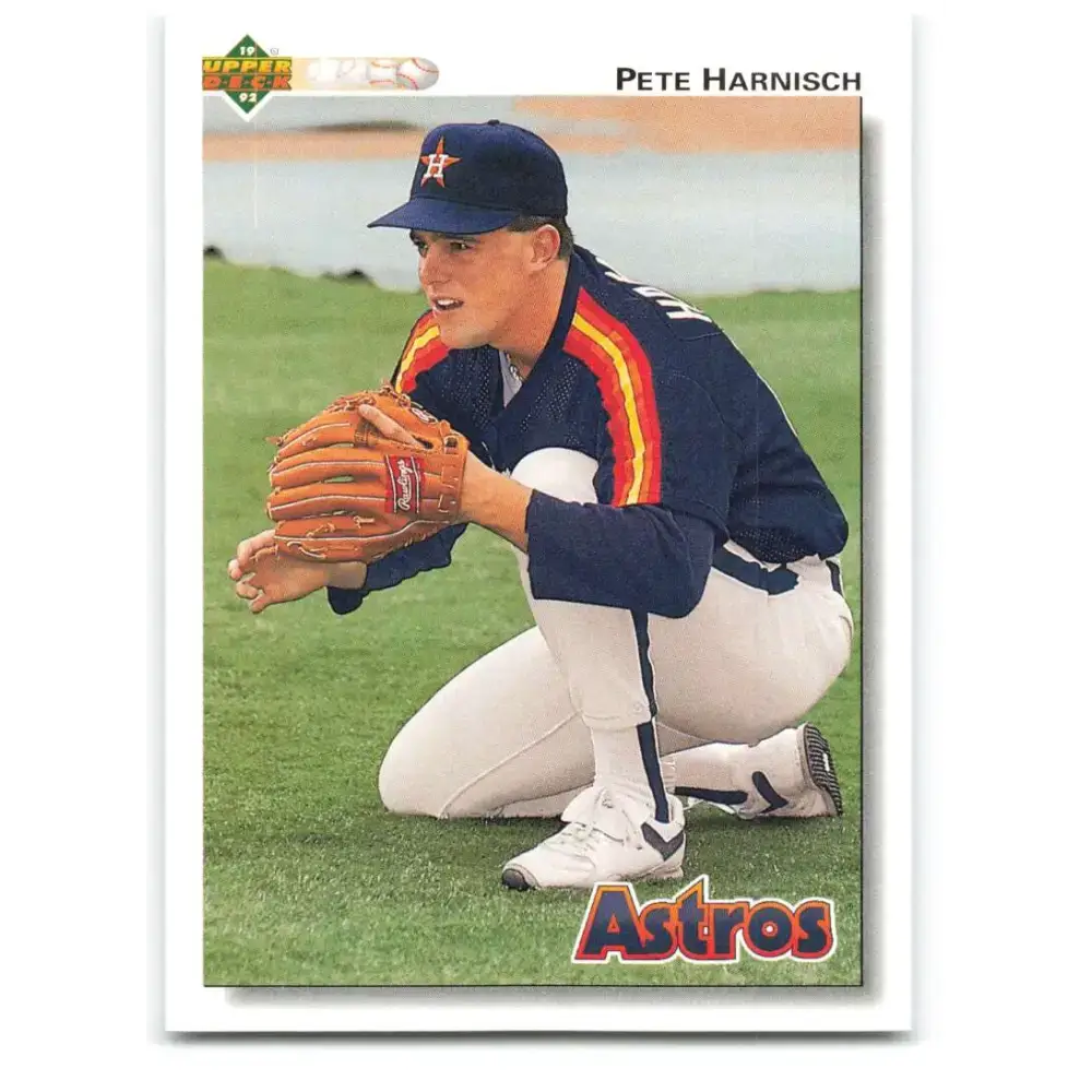 1992 Upper Deck #635 Pete Harnisch NM-MT Houston Astros Baseball Card - Baseball Card Single