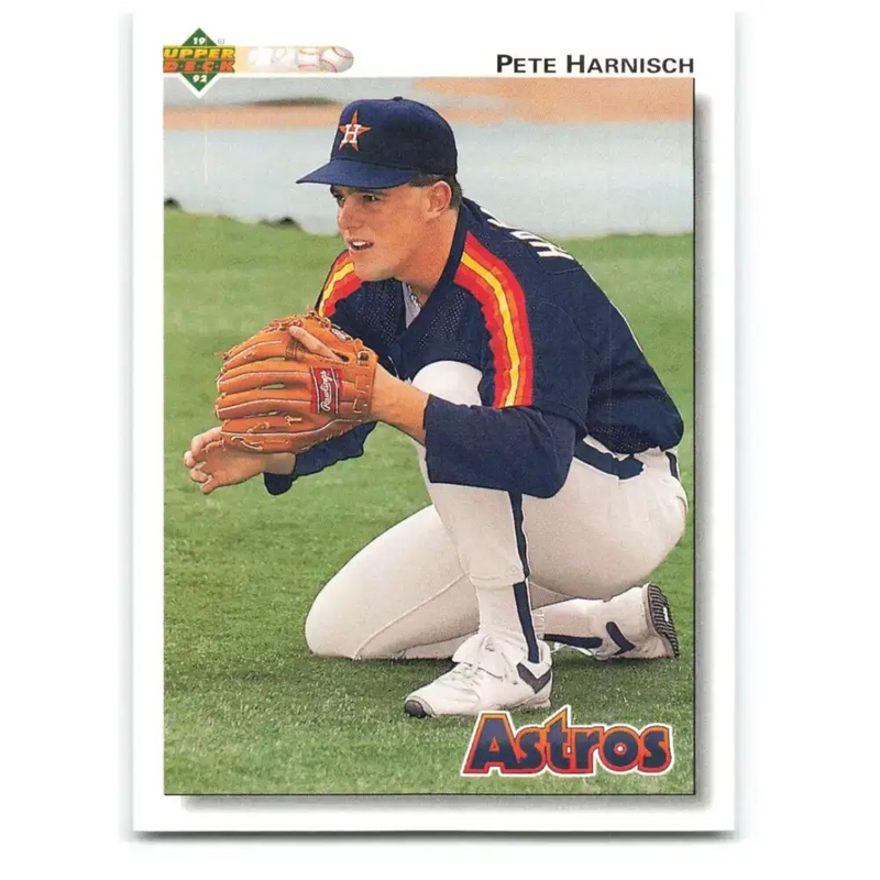 1992 Upper Deck #635 Pete Harnisch NM-MT Houston Astros Baseball Card - Baseball Card Single