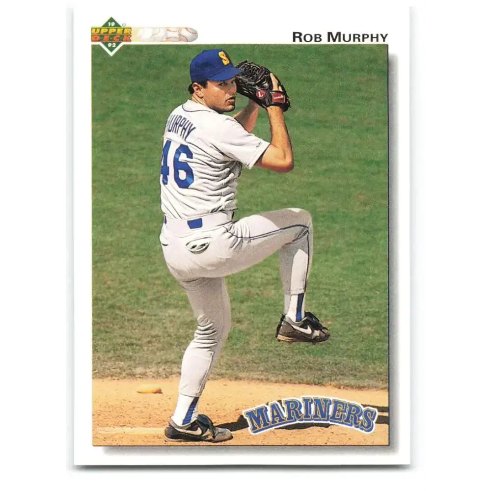 1992 Upper Deck #639 Rob Murphy NM-MT Seattle Mariners Baseball Card - Baseball Card Single