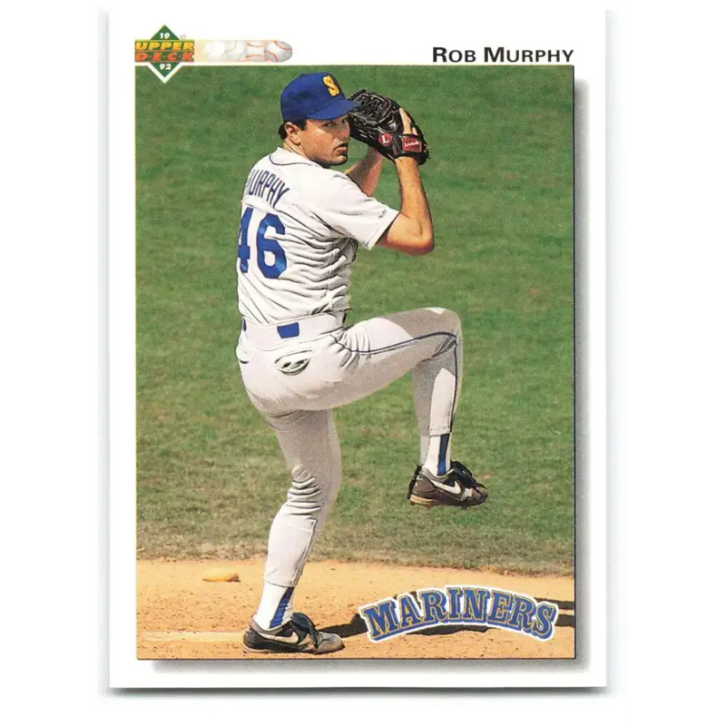 1992 Upper Deck #639 Rob Murphy NM-MT Seattle Mariners Baseball Card - Baseball Card Single