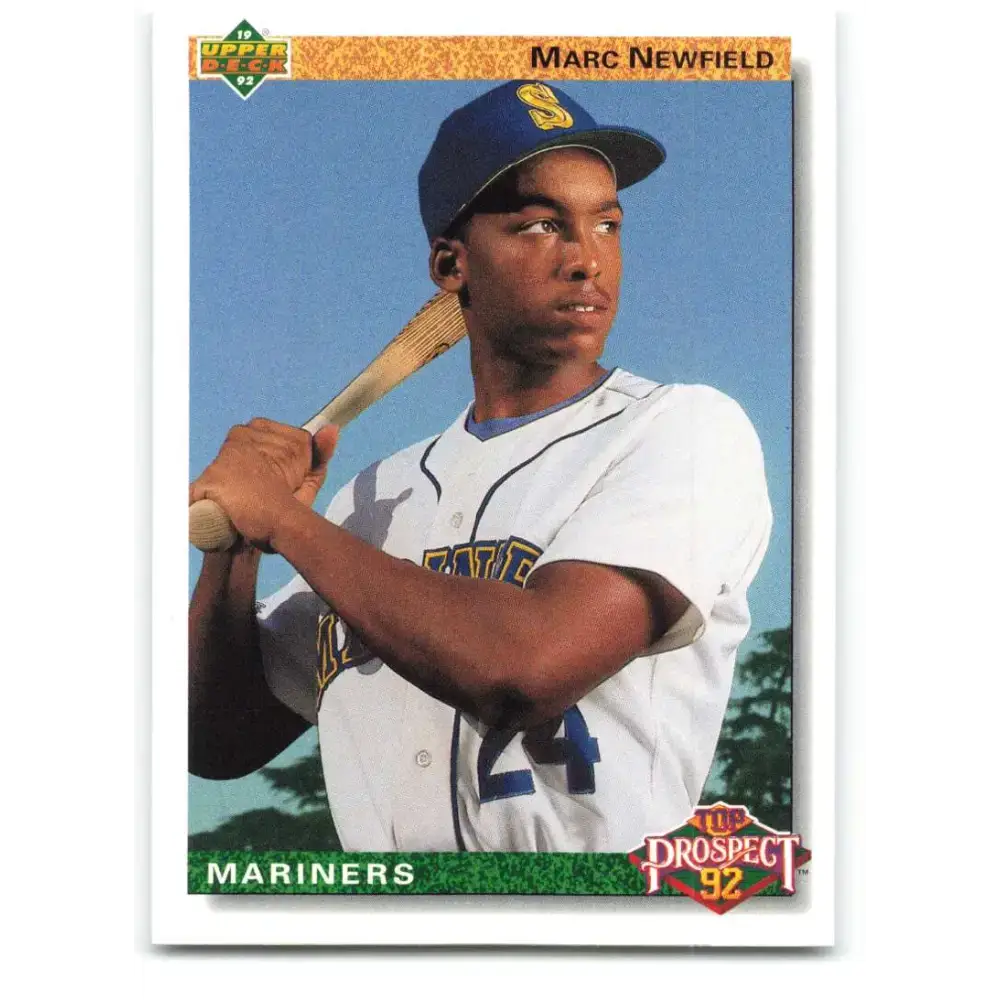 1992 Upper Deck #64 Marc Newfield TP NM-MT Seattle Mariners Baseball Card - Baseball Card Single