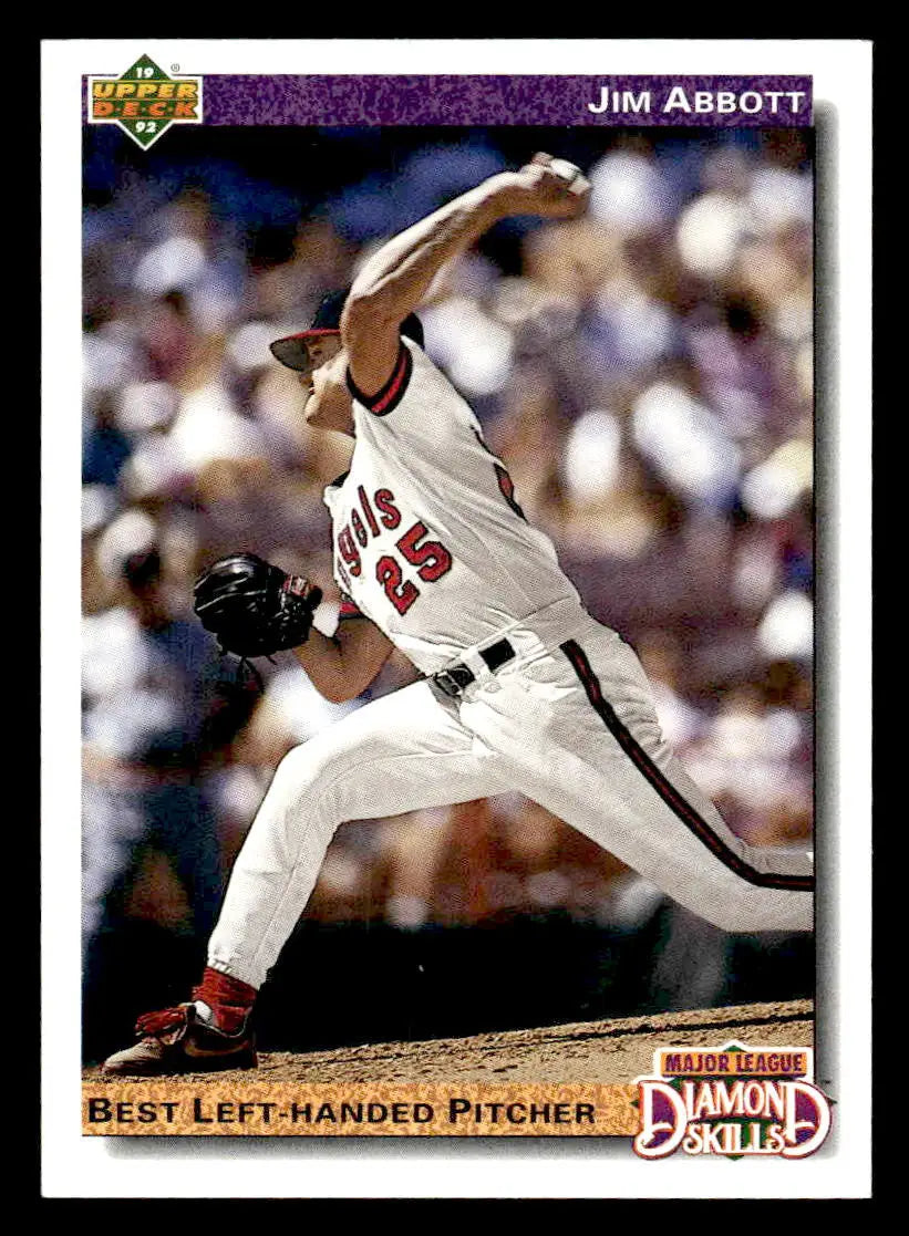 1992 Upper Deck #642 Jim Abbott - Baseball Card Single