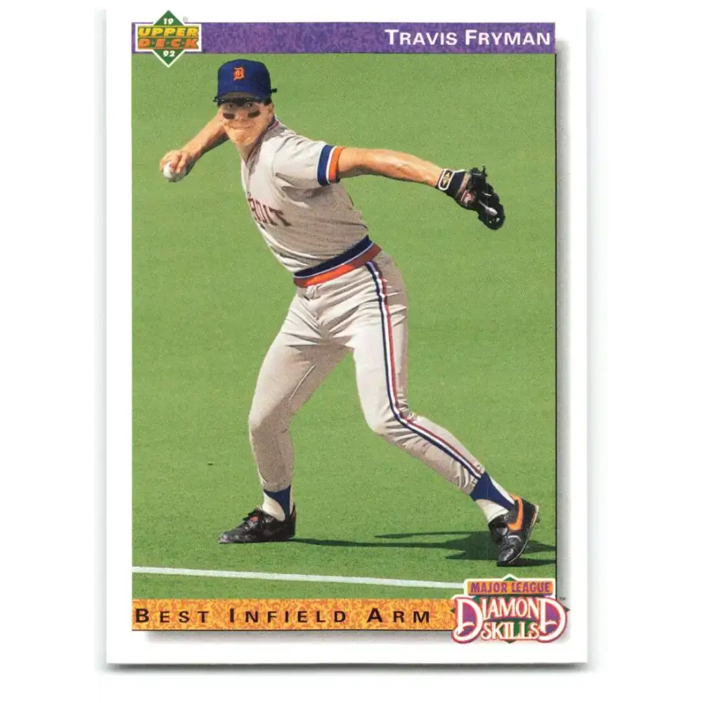 1992 Upper Deck #643 Travis Fryman DS NM-MT Detroit Tigers Baseball Card - Baseball Card Single