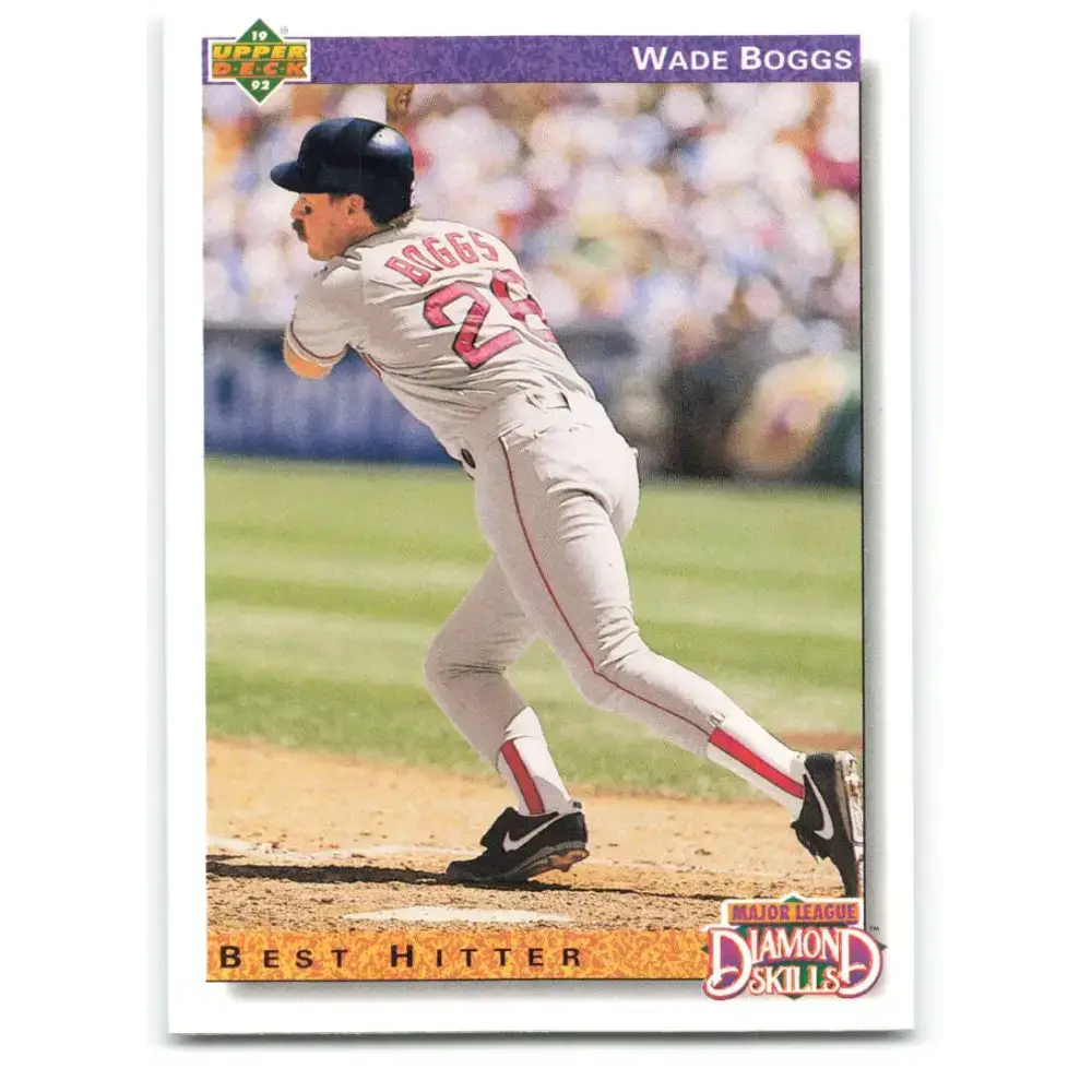 1992 Upper Deck #646 Wade Boggs DS NM-MT Boston Red Sox Baseball Card - Baseball Card Single