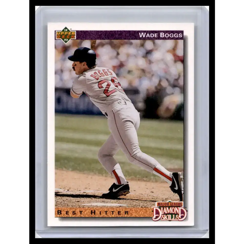 1992 Upper Deck #646 Wade Boggs NM-MT Boston Red Sox Baseball Card - Baseball Card Single