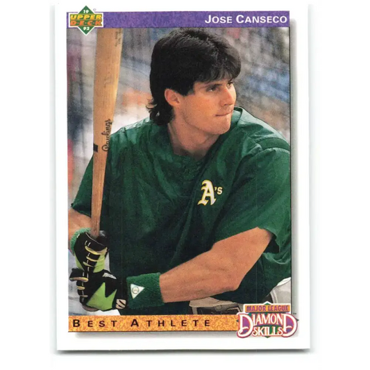 1992 Upper Deck #649 Jose Canseco DS NM-MT Oakland Athletics Baseball Card - Baseball Card Single