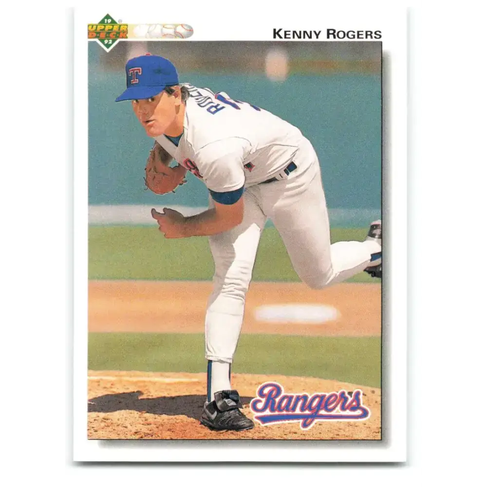 1992 Upper Deck #651 Kenny Rogers NM-MT Texas Rangers Baseball Card - Baseball Card Single