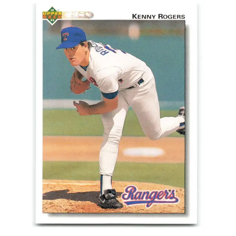 1992 Upper Deck #651 Kenny Rogers NM-MT Texas Rangers Baseball Card - Baseball Card Single