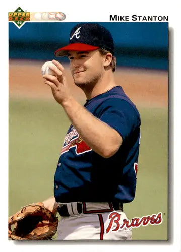 1992 Upper Deck #653 Mike Stanton NM-MT Braves ID:45971 - Baseball Card Single