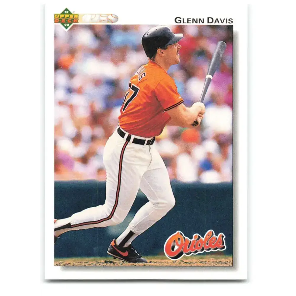 1992 Upper Deck #654 Glenn Davis NM-MT Baltimore Orioles Baseball Card - Baseball Card Single