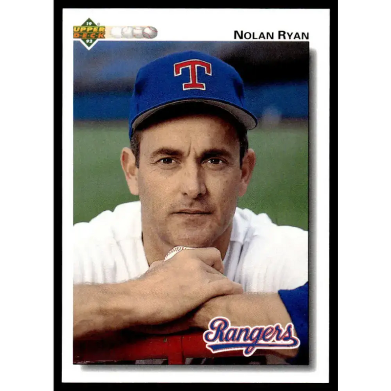 1992 Upper Deck #655 Nolan Ryan EX/NM Texas Rangers Baseball Card - Baseball Card Single