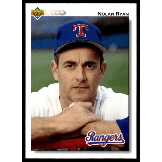 1992 Upper Deck #655 Nolan Ryan EX/NM Texas Rangers Baseball Card