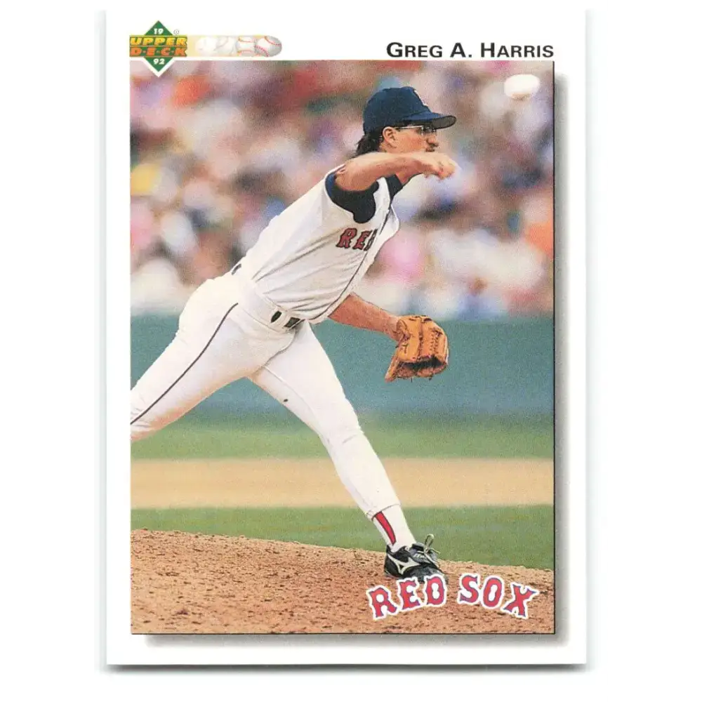 1992 Upper Deck #658 Greg Harris NM-MT Boston Red Sox Baseball Card - Baseball Card Single