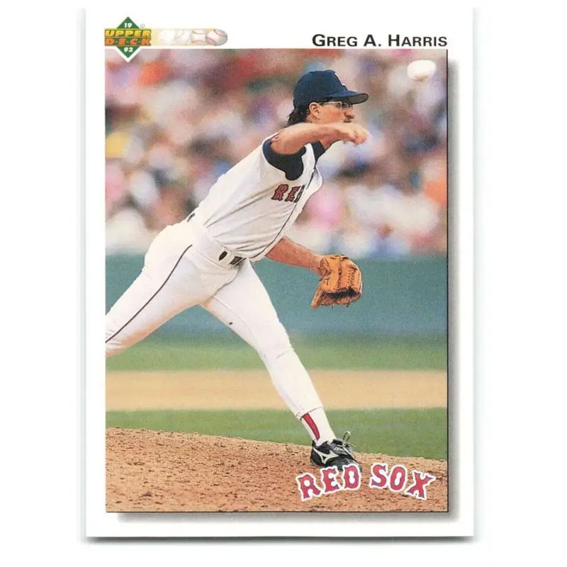 1992 Upper Deck #658 Greg Harris NM-MT Boston Red Sox Baseball Card - Baseball Card Single