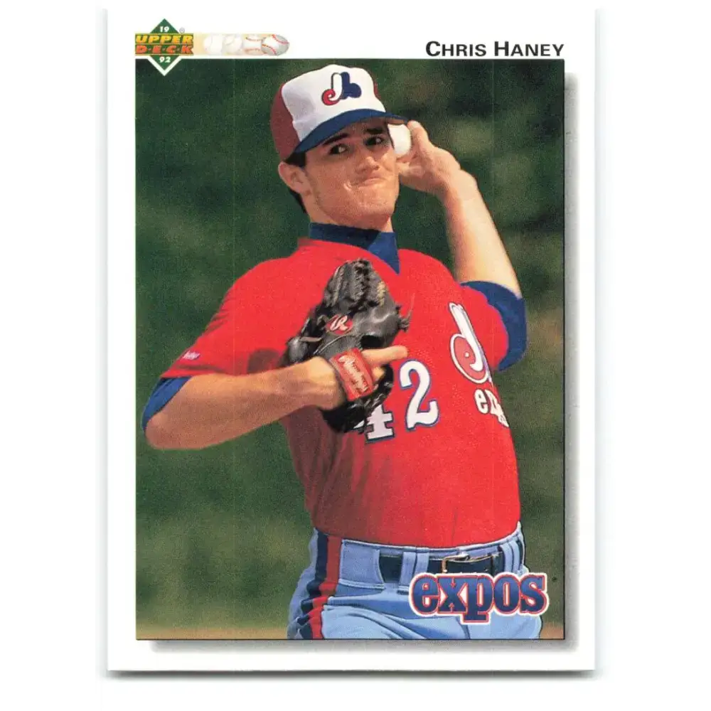 1992 Upper Deck #662 Chris Haney NM-MT Montreal Expos Baseball Card - Baseball Card Single