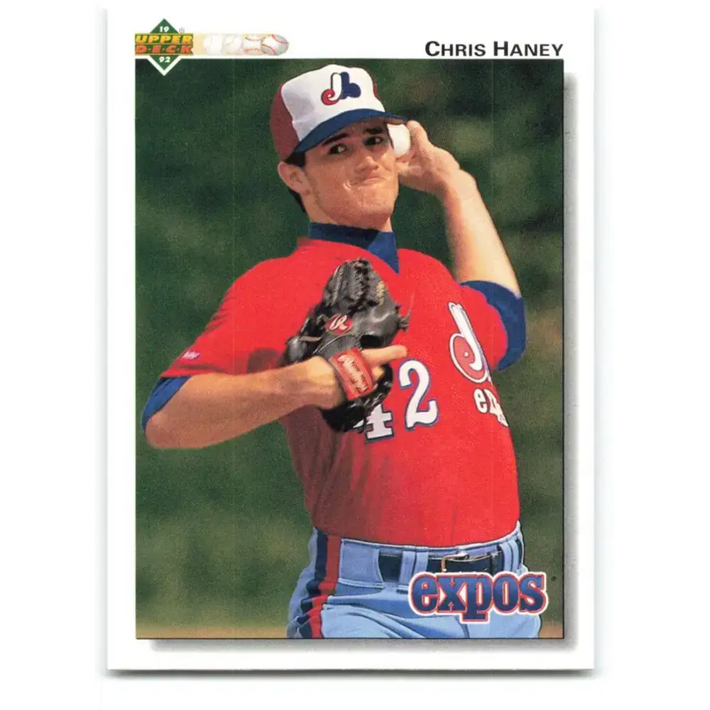 1992 Upper Deck #662 Chris Haney NM-MT Montreal Expos Baseball Card - Baseball Card Single