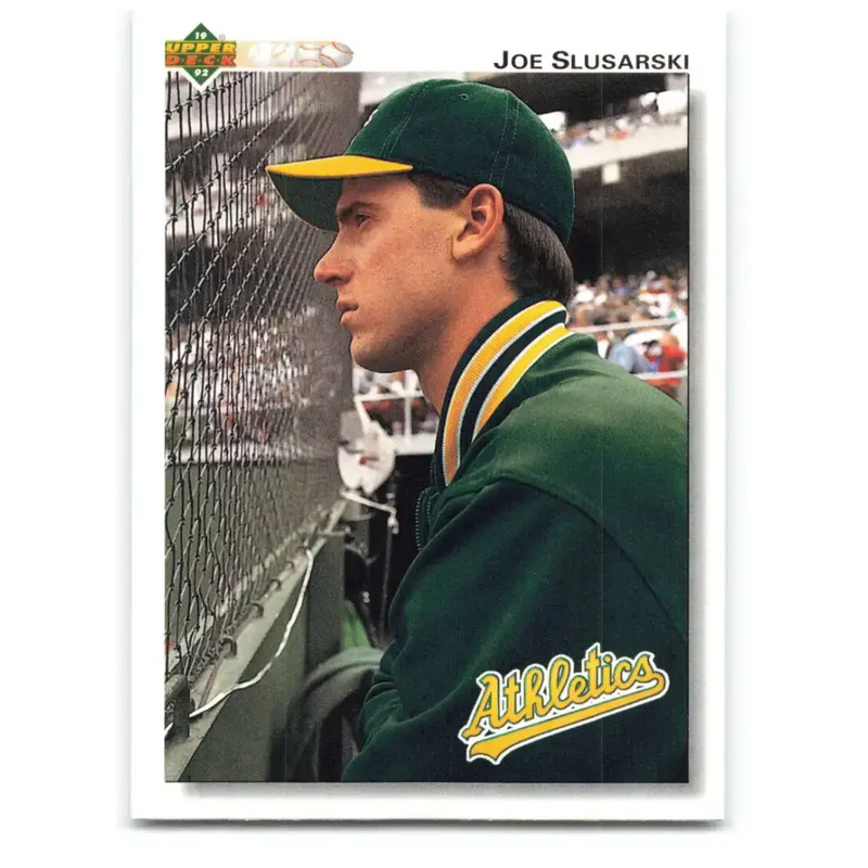1992 Upper Deck #663 Joe Slusarski NM-MT Oakland Athletics Baseball Card - Baseball Card Single