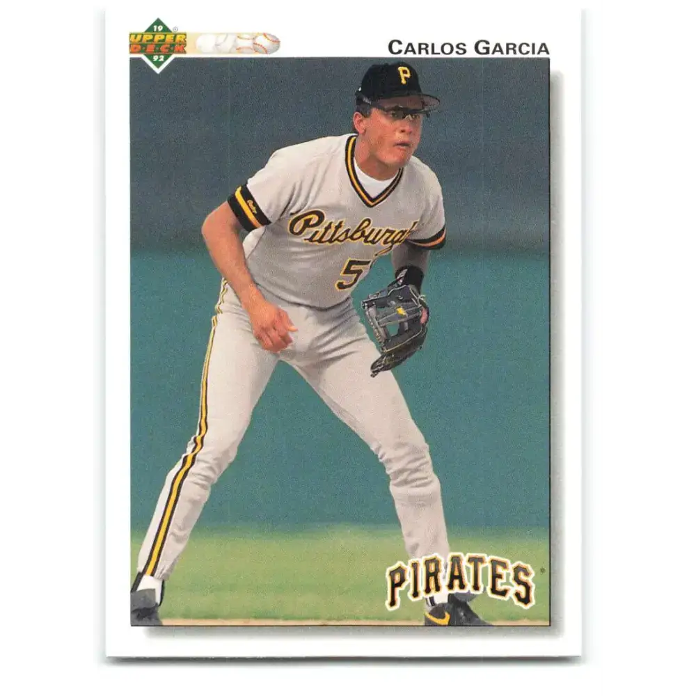 1992 Upper Deck #665 Carlos Garcia NM-MT Pittsburgh Pirates Baseball Card - Baseball Card Single
