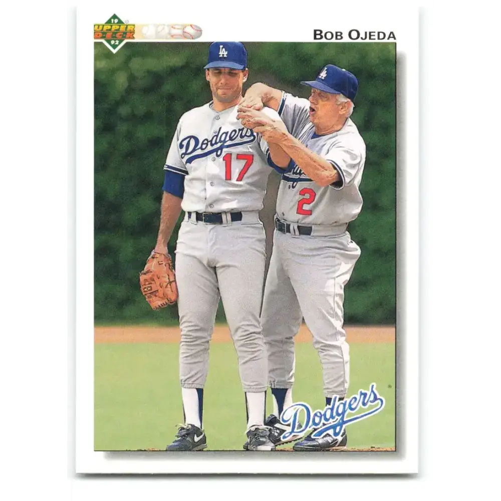 1992 Upper Deck #666 Bob Ojeda NM-MT Los Angeles Dodgers Baseball Card - Baseball Card Single