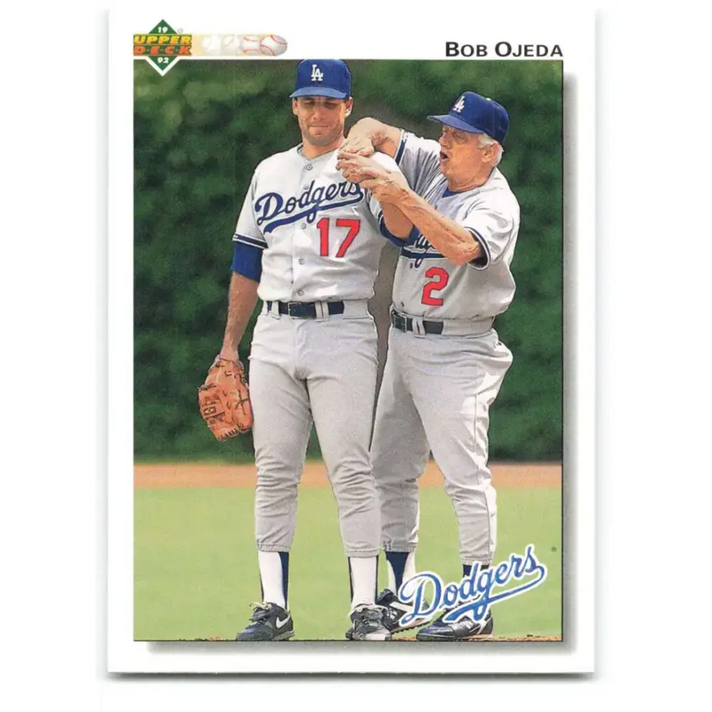 1992 Upper Deck #666 Bob Ojeda NM-MT Los Angeles Dodgers Baseball Card - Baseball Card Single
