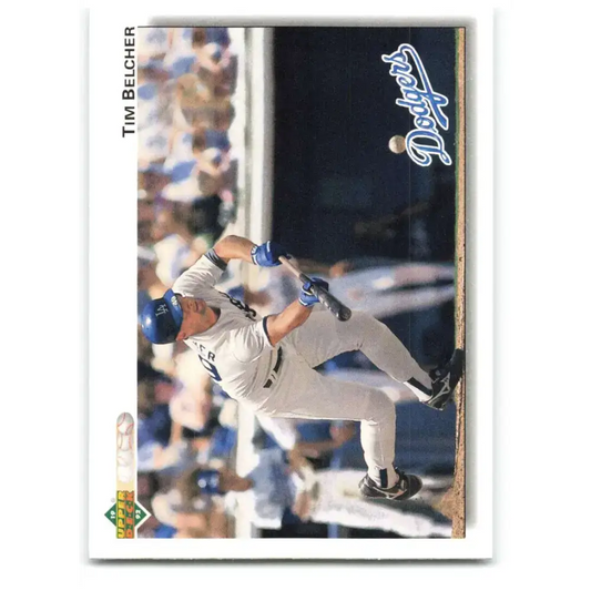 1992 Upper Deck #668 Tim Belcher NM-MT Los Angeles Dodgers Baseball Card - Baseball Card Single