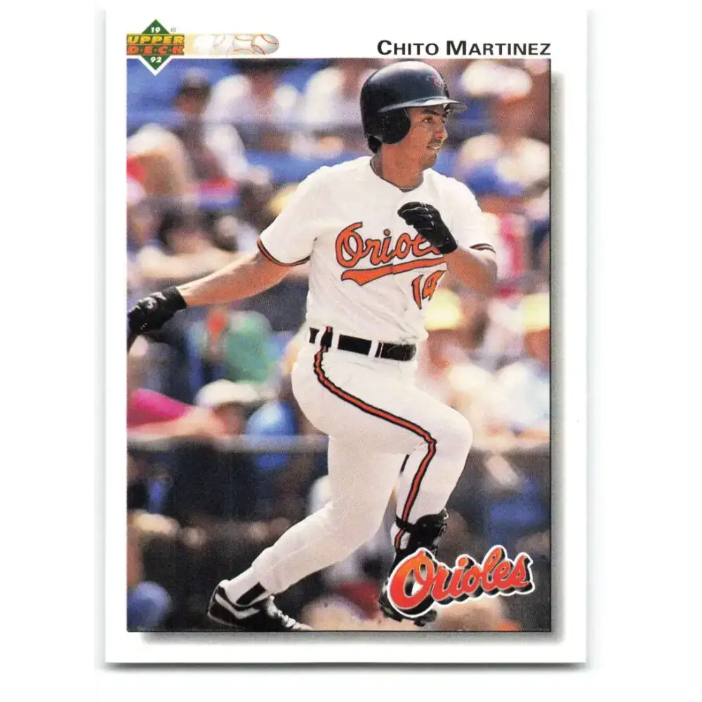 1992 Upper Deck #672 Chito Martinez NM-MT Baltimore Orioles Baseball Card - Baseball Card Single