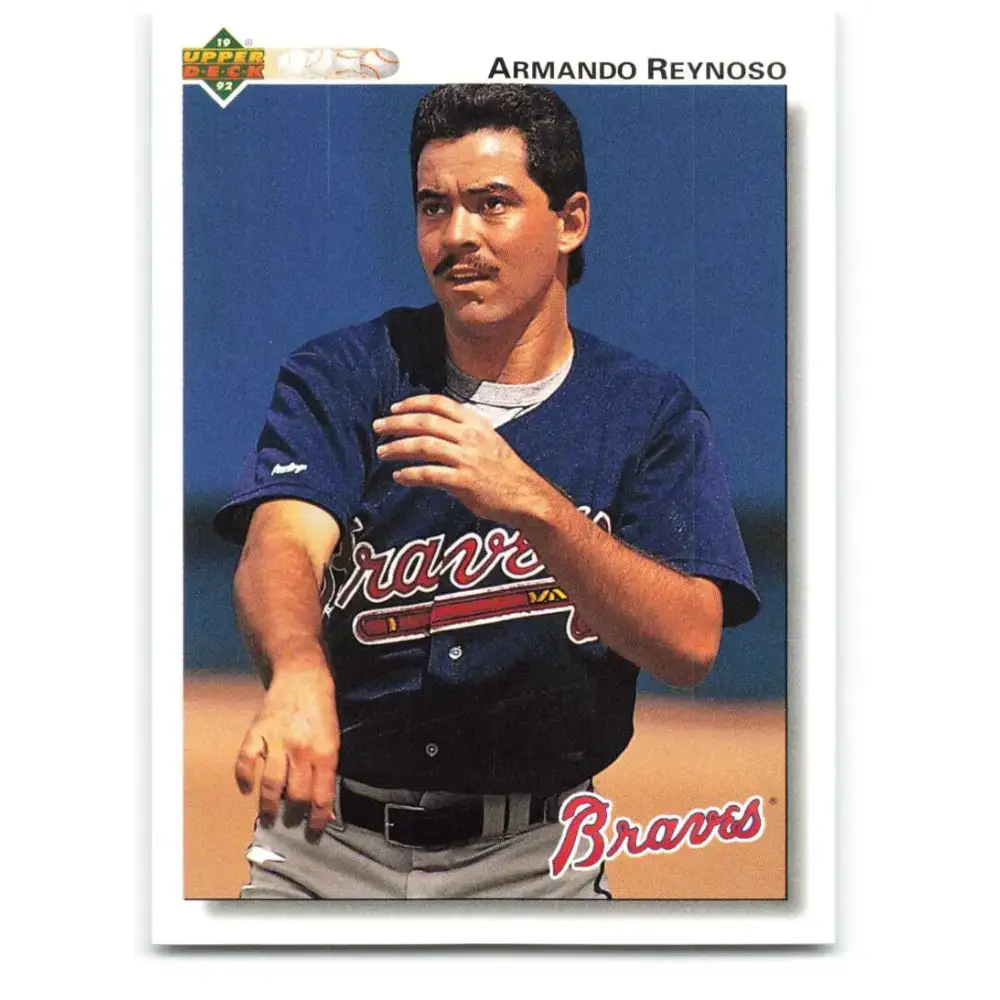1992 Upper Deck #674 Armando Reynoso NM-MT RC Rookie Atlanta Braves Baseball Card - Baseball Card Single