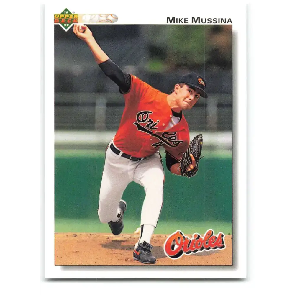 1992 Upper Deck #675 Mike Mussina NM-MT Baltimore Orioles Baseball Card - Baseball Card Single