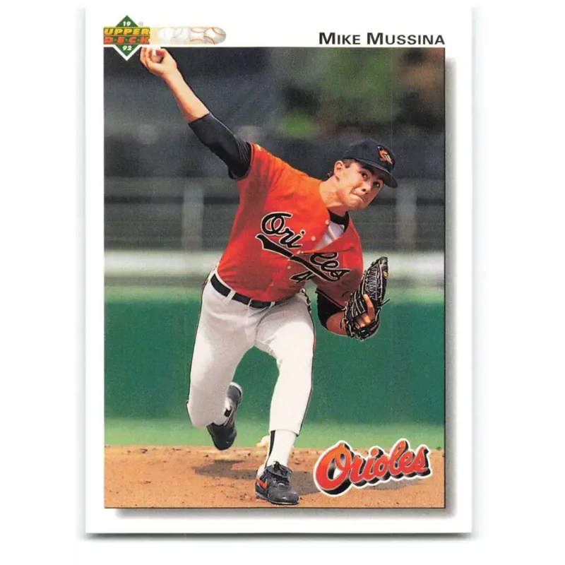1992 Upper Deck #675 Mike Mussina NM-MT Baltimore Orioles Baseball Card - Baseball Card Single