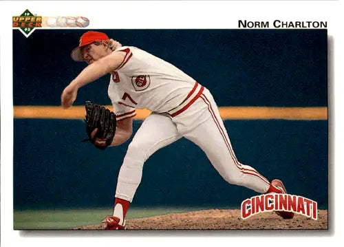 1992 Upper Deck #677 Norm Charlton EX/NM Reds ID:46145 - Baseball Card Single