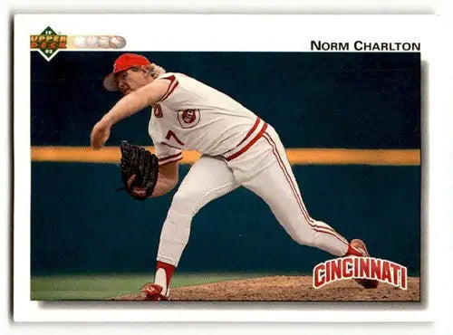1992 Upper Deck #677 Norm Charlton ID:46367 - Baseball Card Single