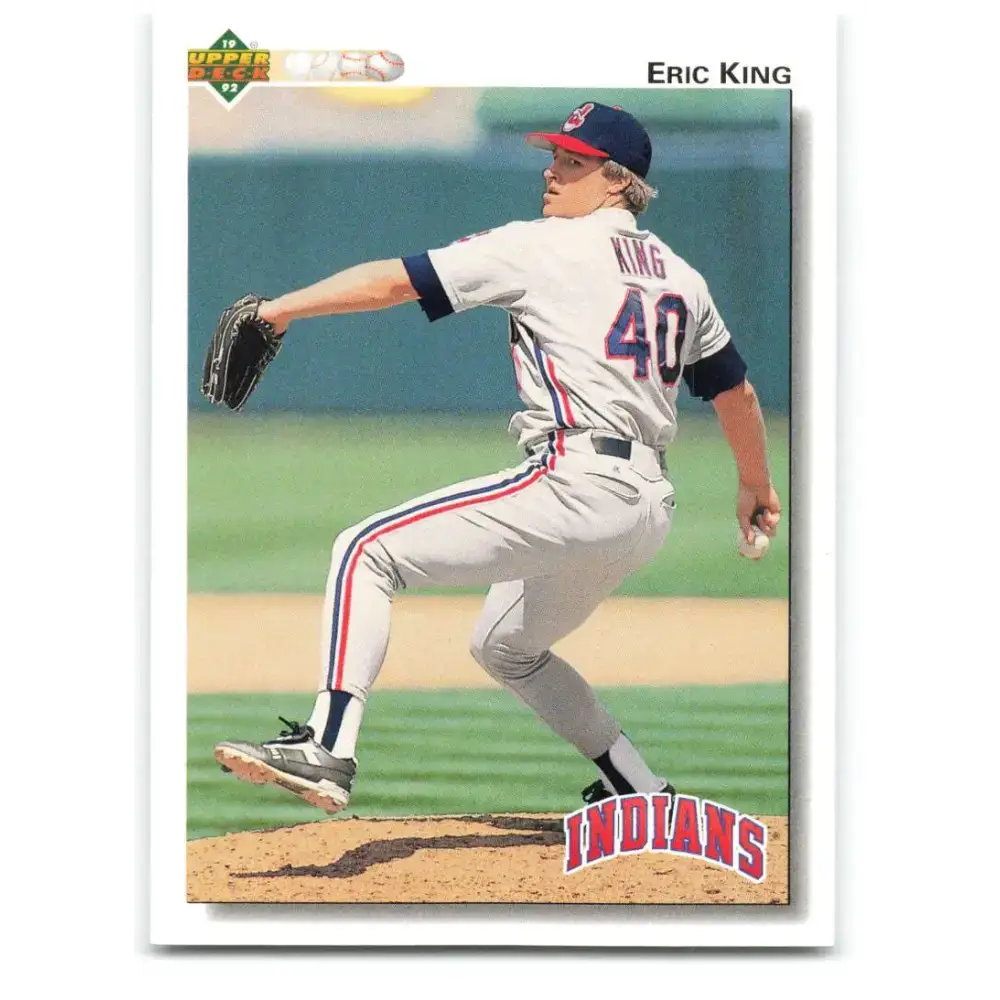 1992 Upper Deck #679 Eric King NM-MT Cleveland Indians Baseball Card - Baseball Card Single