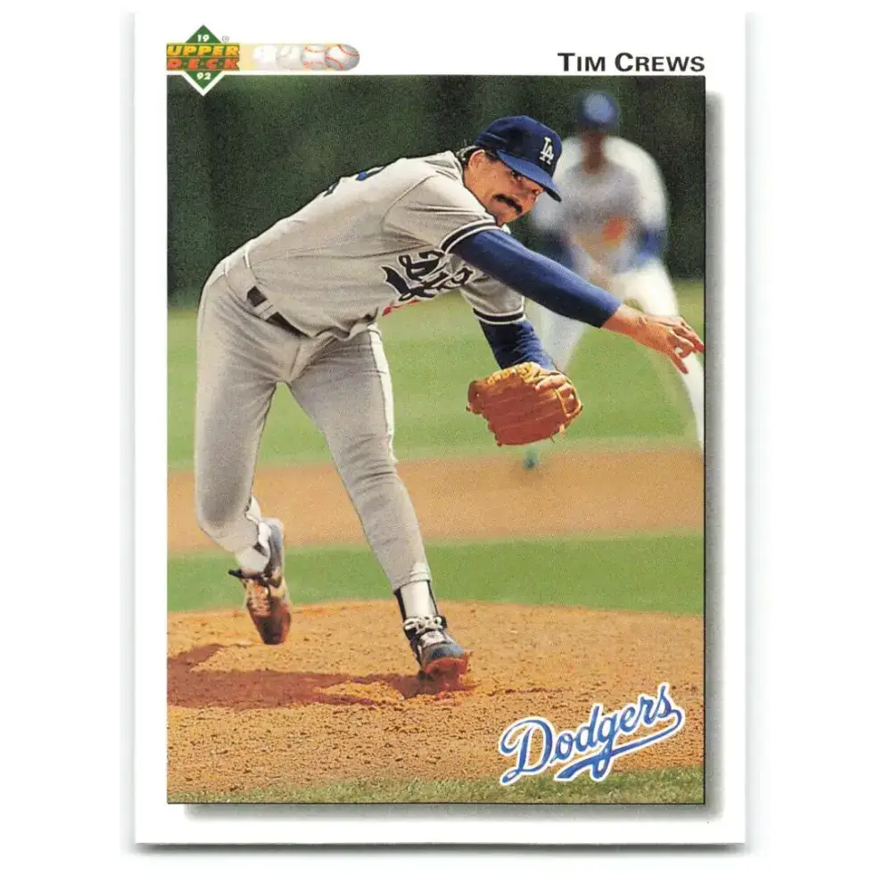 1992 Upper Deck #687 Tim Crews NM-MT Los Angeles Dodgers Baseball Card - Baseball Card Single