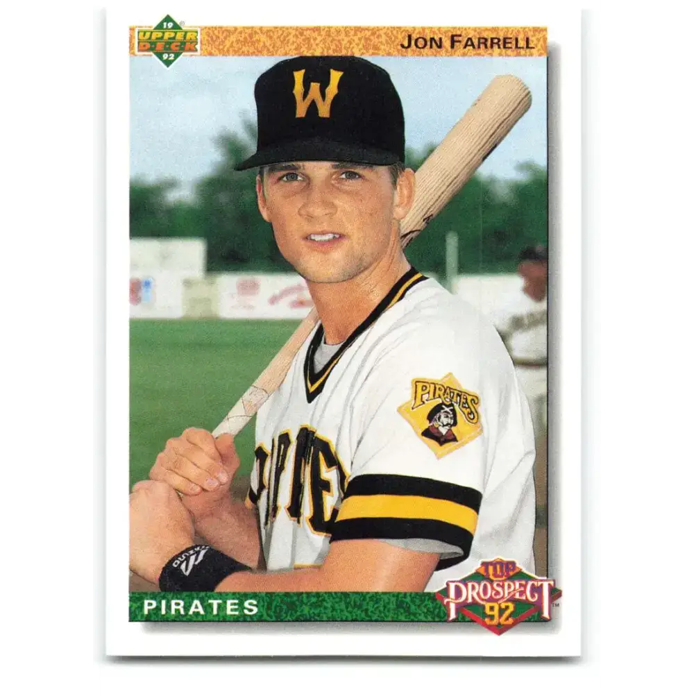 1992 Upper Deck #69 Jon Farrell NM-MT RC Rookie Pittsburgh Pirates Baseball Card - Baseball Card Single