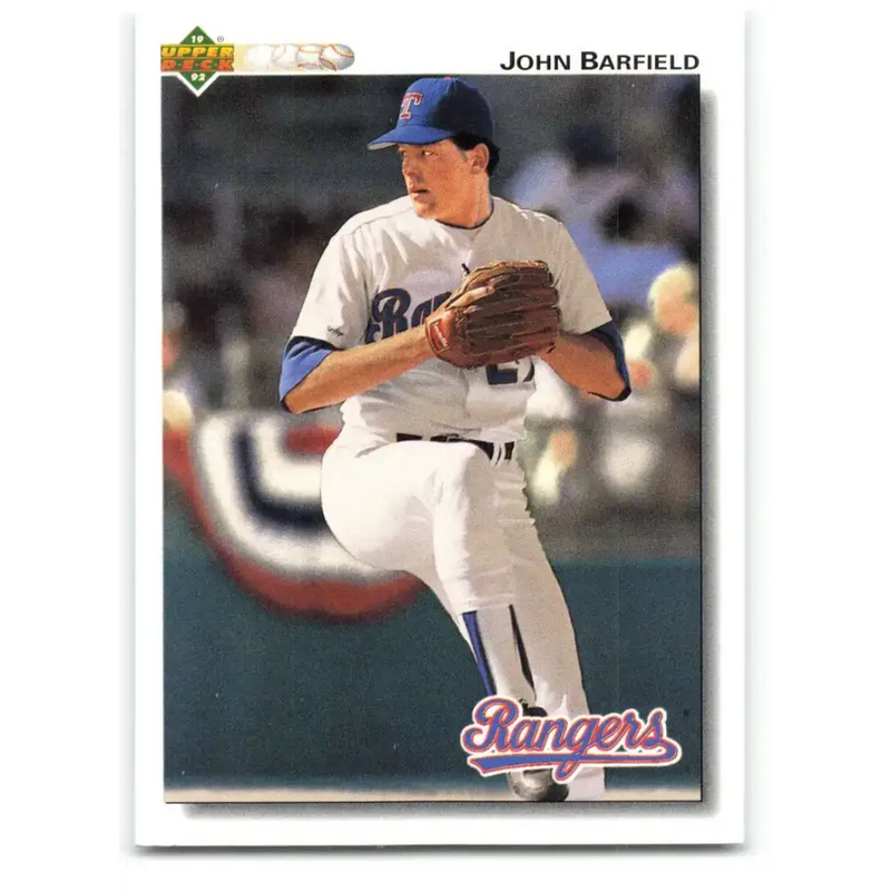 1992 Upper Deck #691 John Barfield NM-MT Texas Rangers Baseball Card - Baseball Card Single