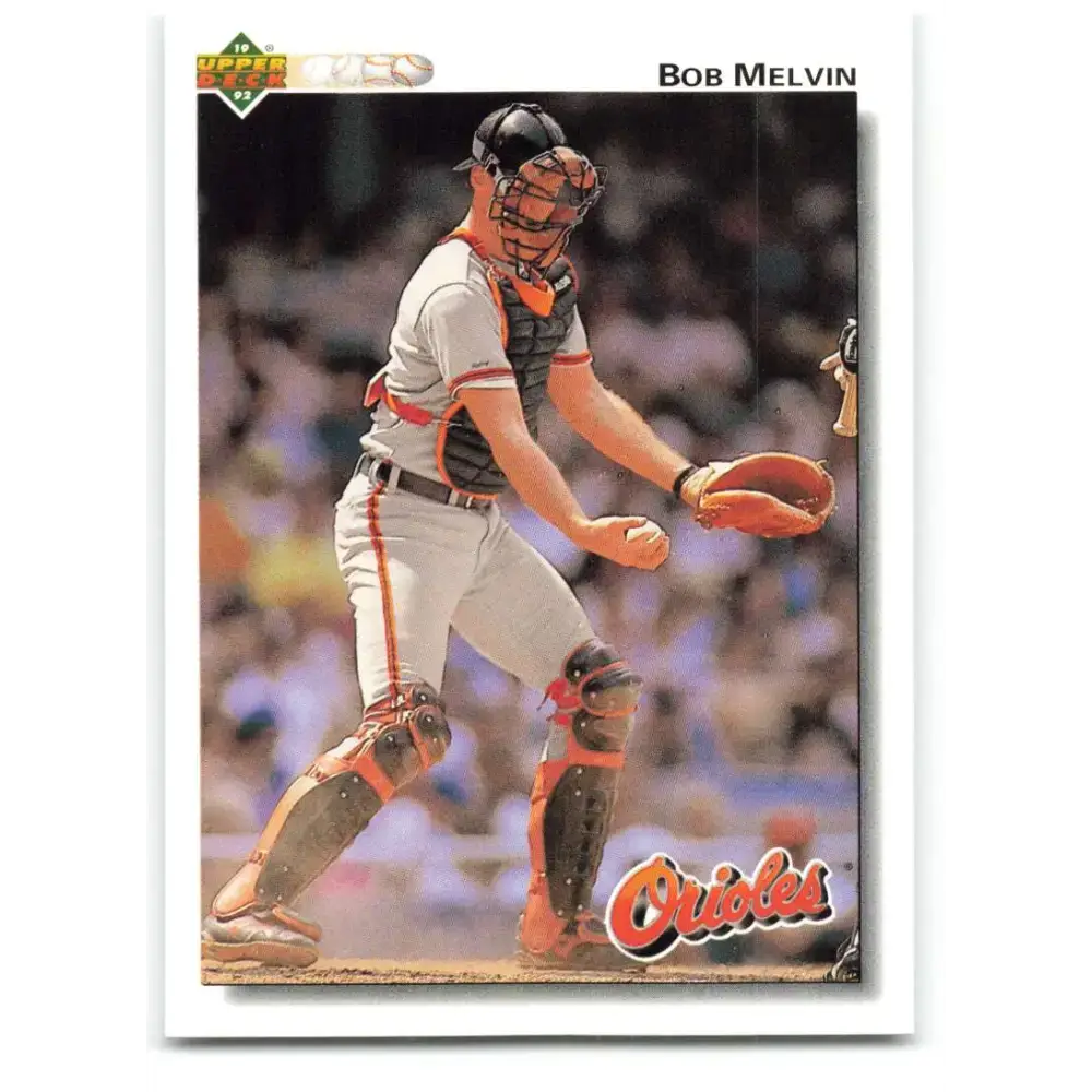 1992 Upper Deck #692 Bob Melvin NM-MT Baltimore Orioles Baseball Card - Baseball Card Single