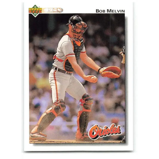 1992 Upper Deck #692 Bob Melvin NM-MT Baltimore Orioles Baseball Card - Baseball Card Single