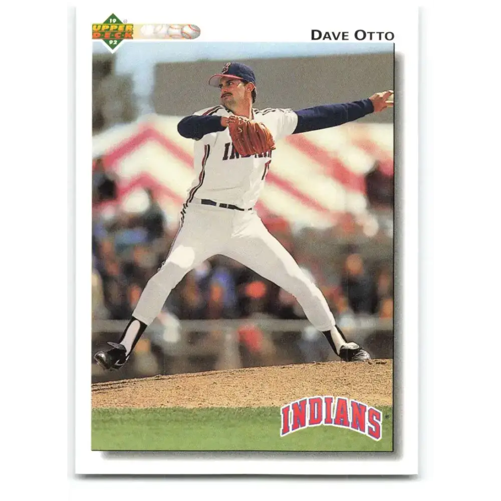 1992 Upper Deck #698 Dave Otto NM-MT Cleveland Indians Baseball Card - Baseball Card Single