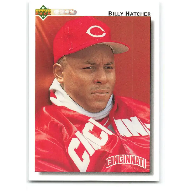 1992 Upper Deck #699 Billy Hatcher NM-MT Cincinnati Reds Baseball Card - Baseball Card Single
