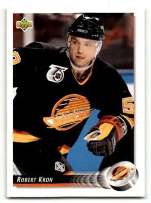 Original gloss 69a Robert Kron hockey card from 1992 Upper Deck product