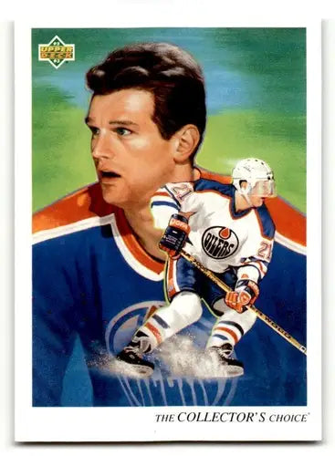 Wayne Gretzky hockey card from 1992 Upper Deck with Vincent Damphousse, original gloss