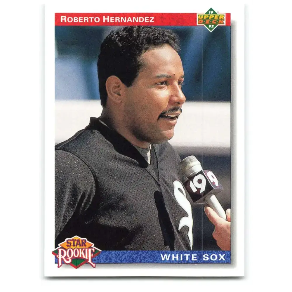 1992 Upper Deck #7 Roberto Hernandez SR NM-MT RC Rookie Chicago White Sox Baseball Card - Baseball Card Single