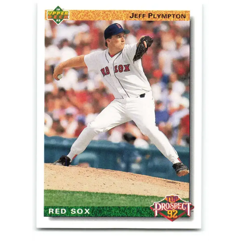 1992 Upper Deck #71 Jeff Plympton TP NM-MT Boston Red Sox Baseball Card - Baseball Card Single