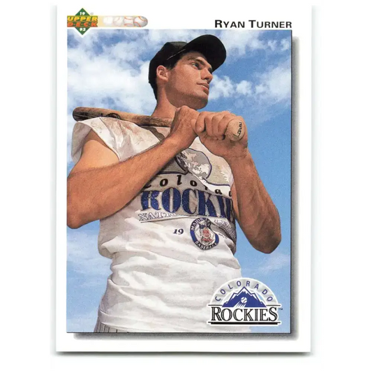 1992 Upper Deck #710 Ryan Turner NM-MT RC Rookie Colorado Rockies Baseball Card - Baseball Card Single