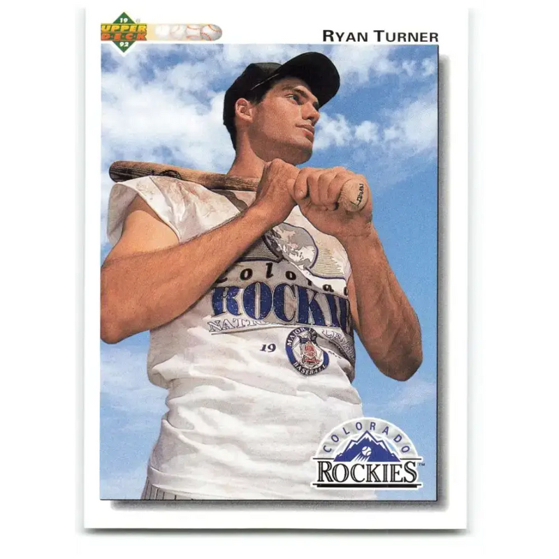 1992 Upper Deck #710 Ryan Turner NM-MT RC Rookie Colorado Rockies Baseball Card - Baseball Card Single